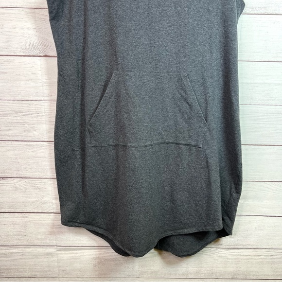Torrid Gray Sleeveless French Terry Hoodie Dress Size 1X - Picture 6 of 10